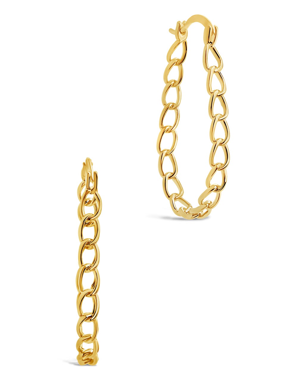 Chain Hoop Earrings