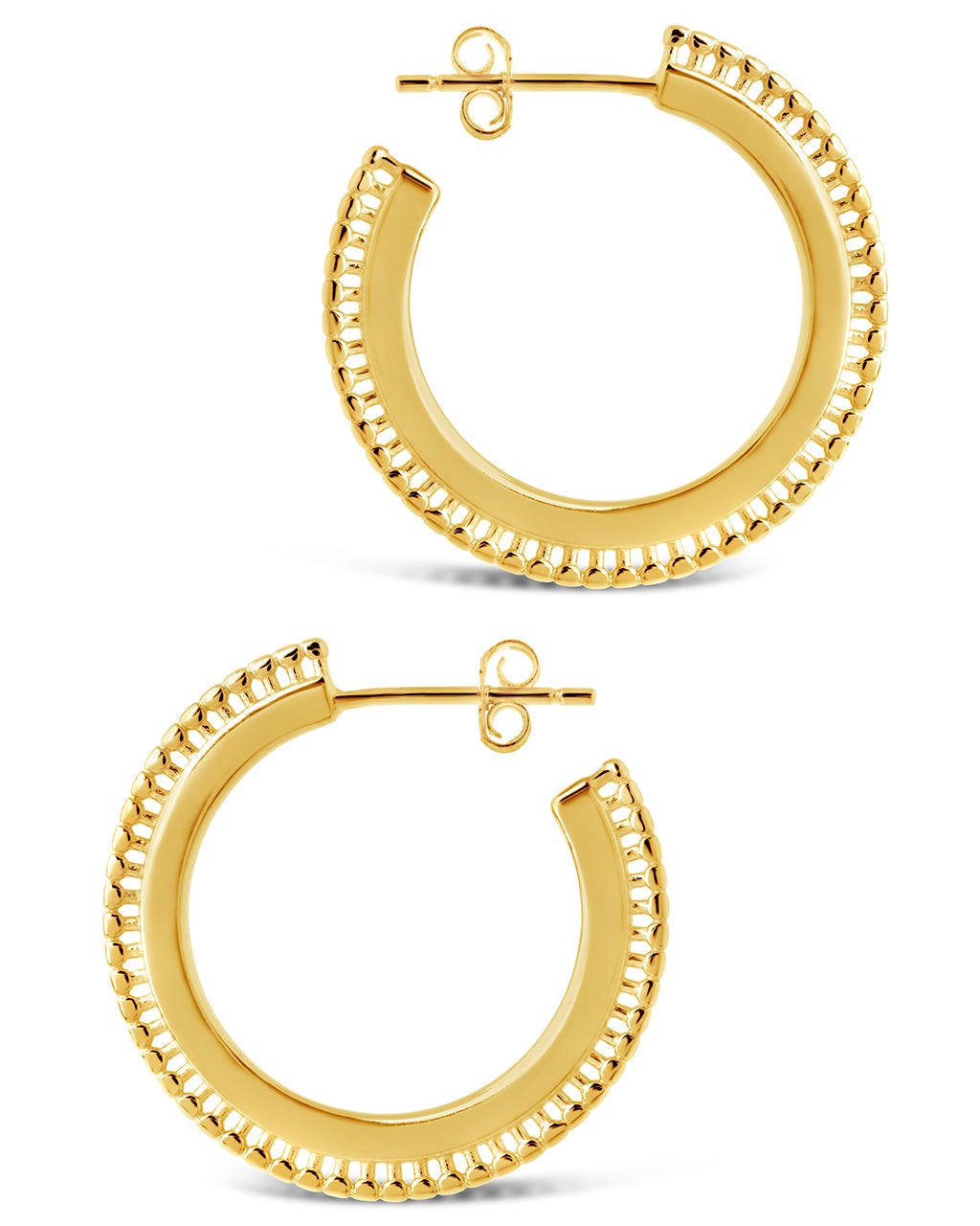 Hoop earrings - Silver-coloured - Ladies