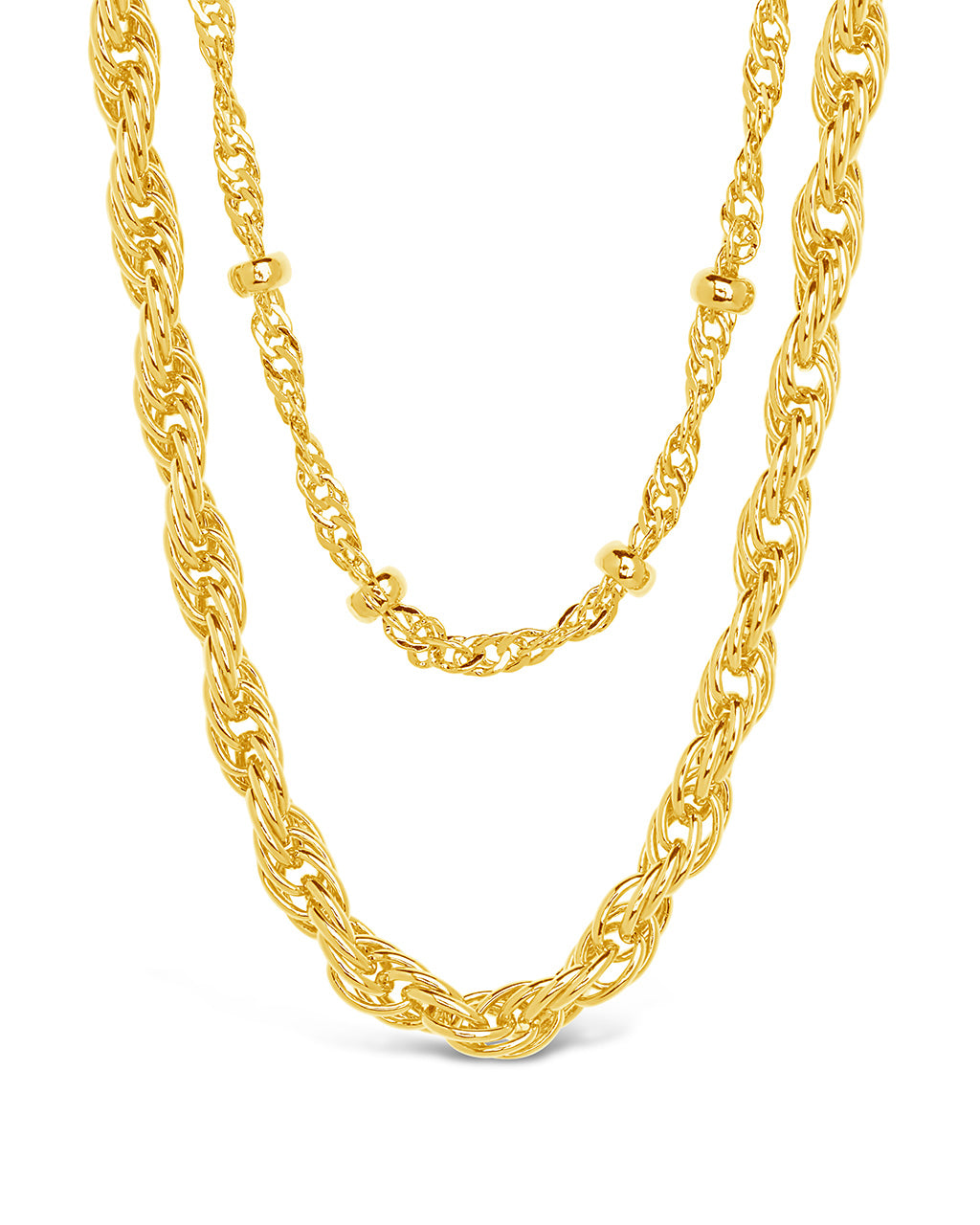 Gold Plated Multi Layered Chain Necklace at Rs 250/piece in New