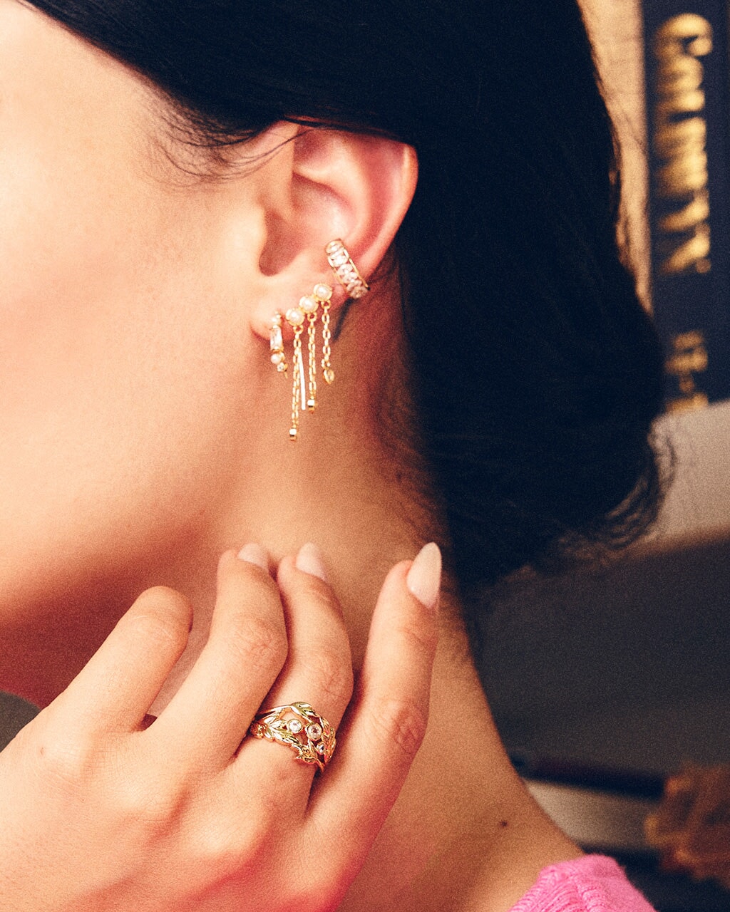 Ear cuff deals and earring set