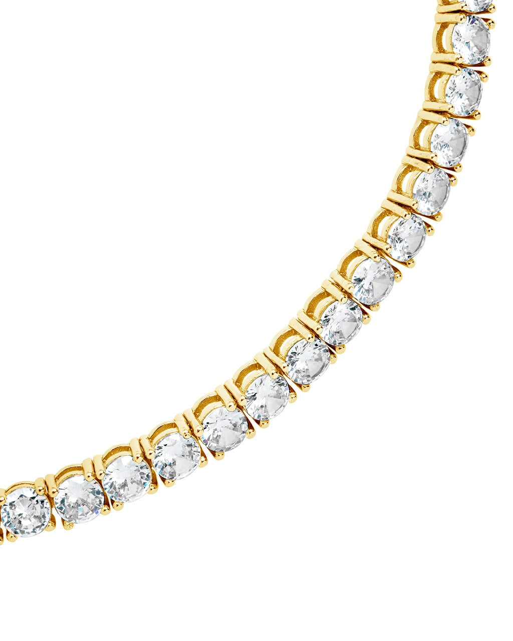 Sterling, CZ, Tennis Bracelet: Unique color gold tone sterling silver chain link bracelet with CZ’s, shops Cubic Zirconias, stamped 925. 11645