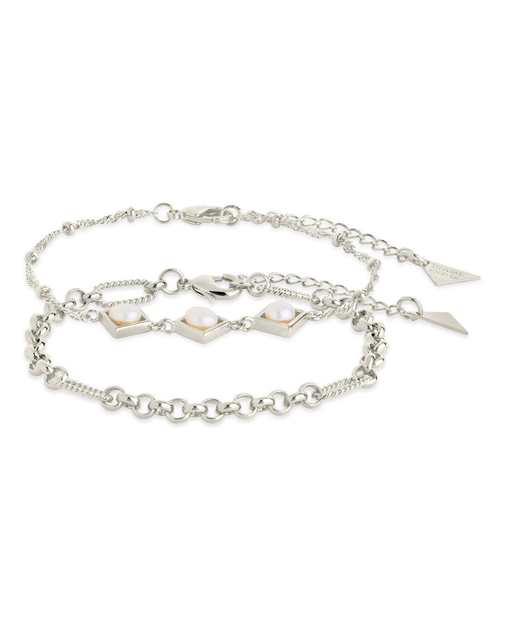 Reine Triple Pearl Bracelet Set