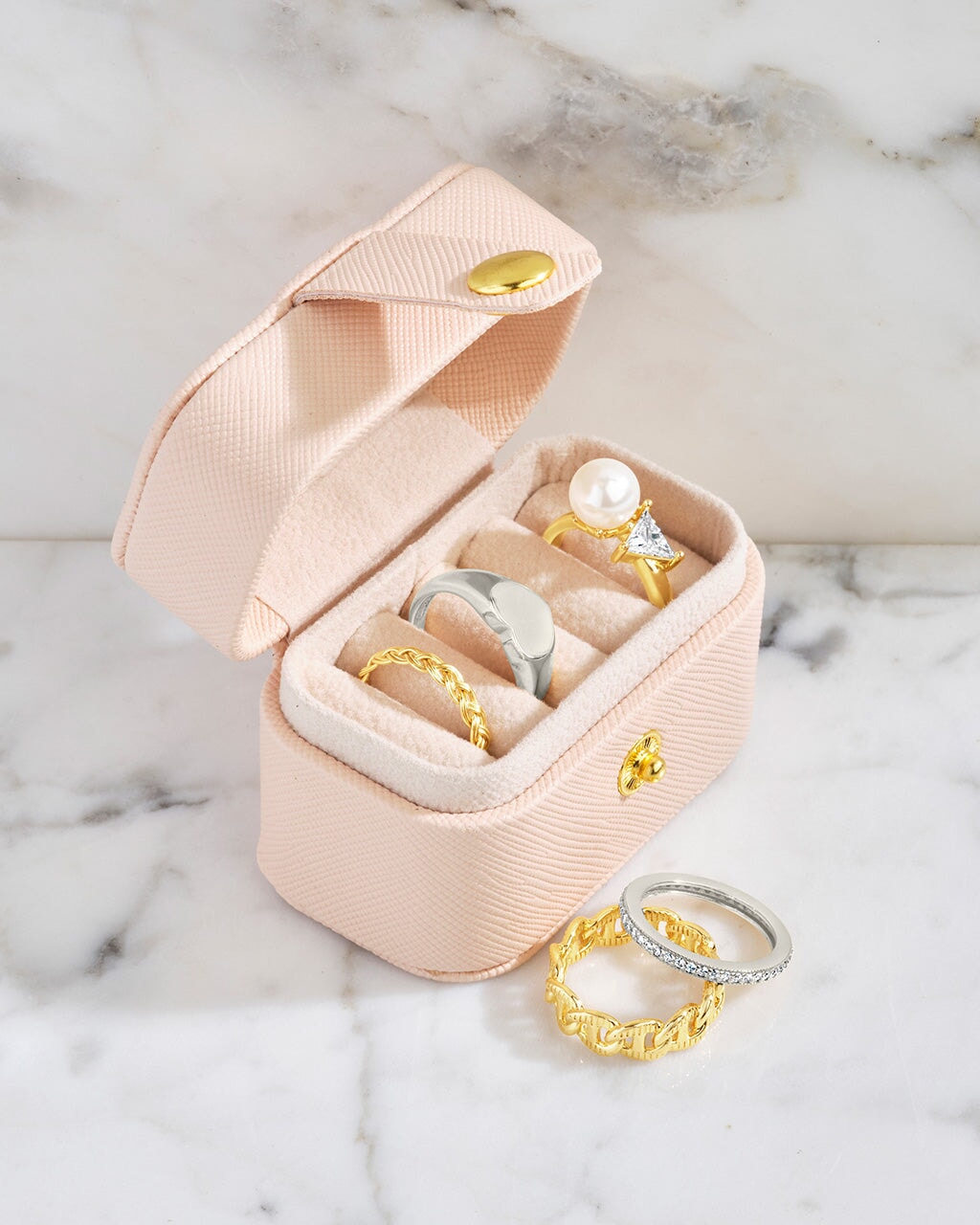 Wedding ring travel on sale case