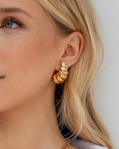 Bobine Statement Stud Earrings