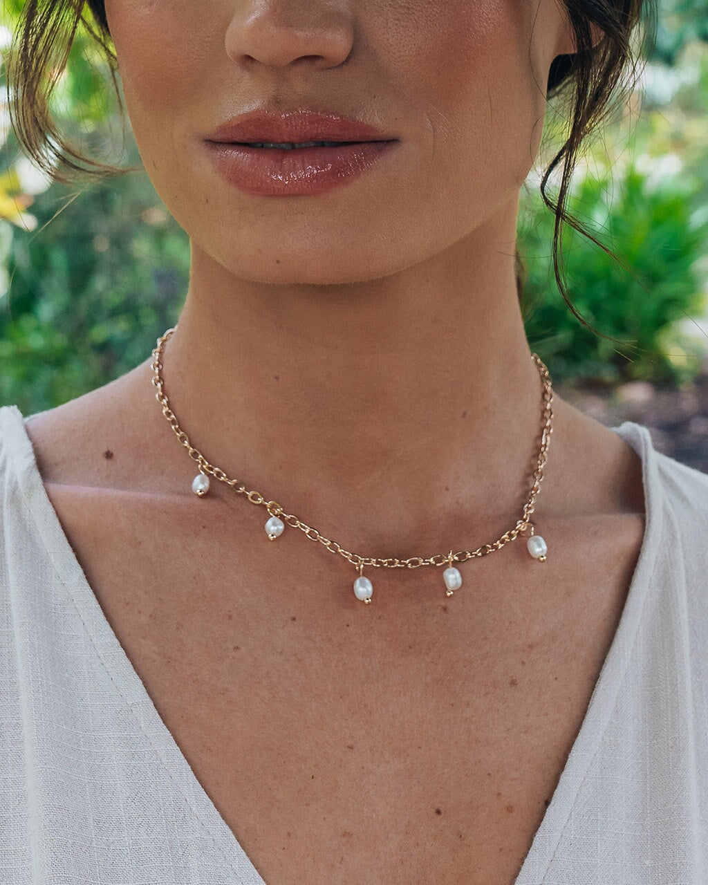 Dottie Pearl Choker Necklace Necklace Sterling Forever 