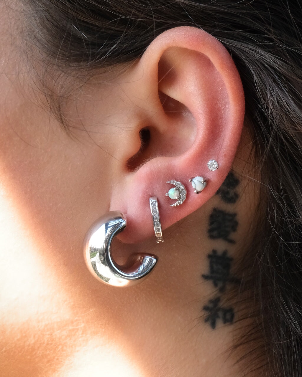2 Piece Pearl Stud & Micro Hoop Earring Set | Sterling Forever