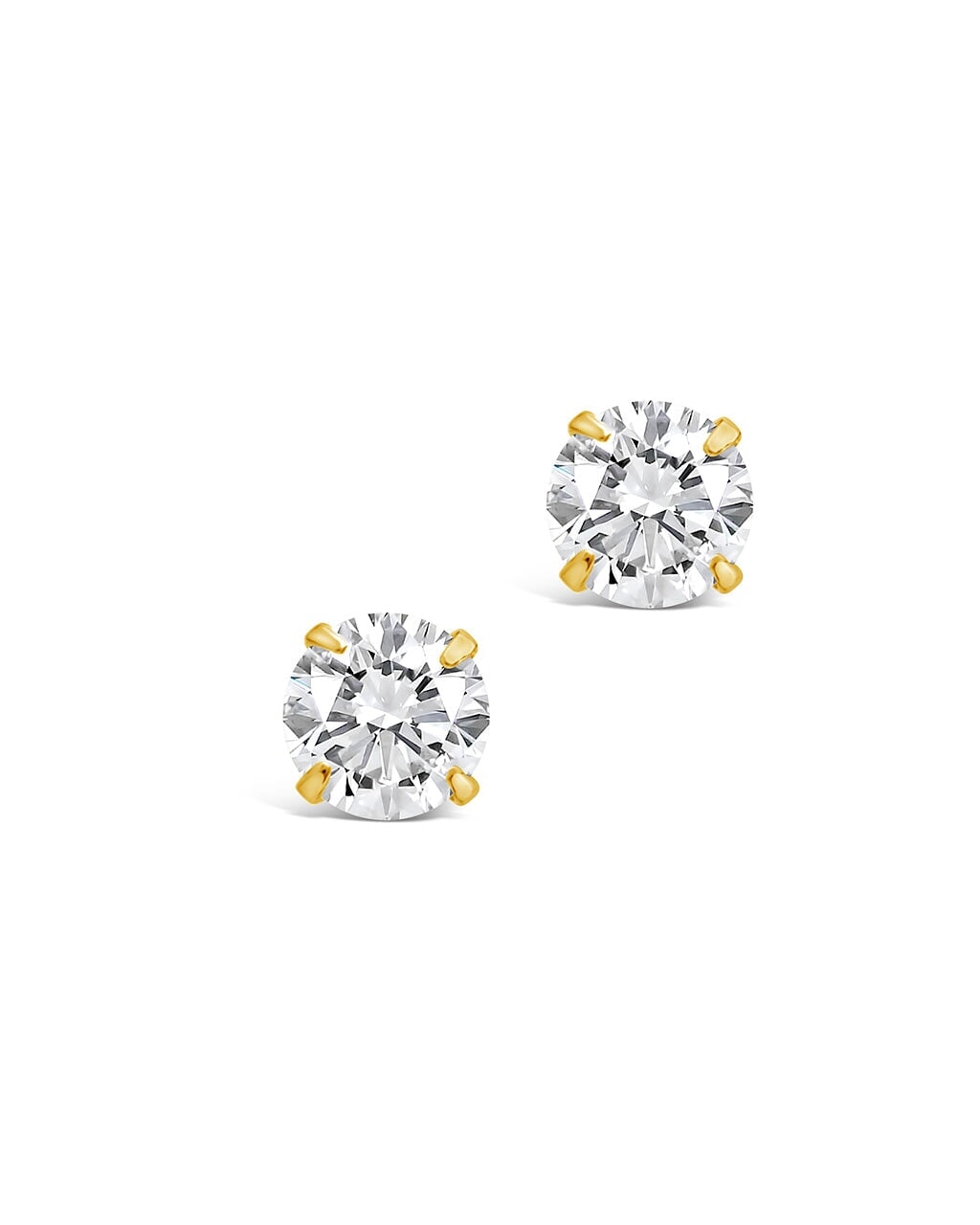 Men's Sterling Silver Everyday CZ Stud Earrings Earring Sterling Forever 