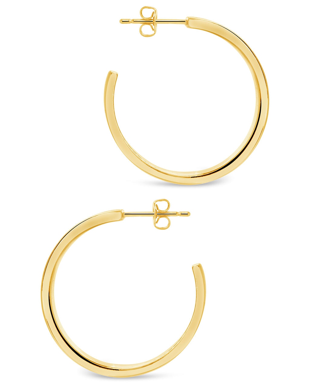 Mishel Mother of Pearl Hoop Earrings