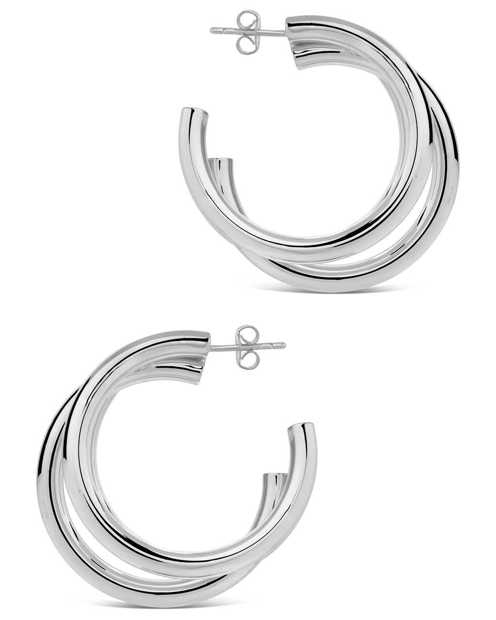 Michaela Triple Hoop Earrings