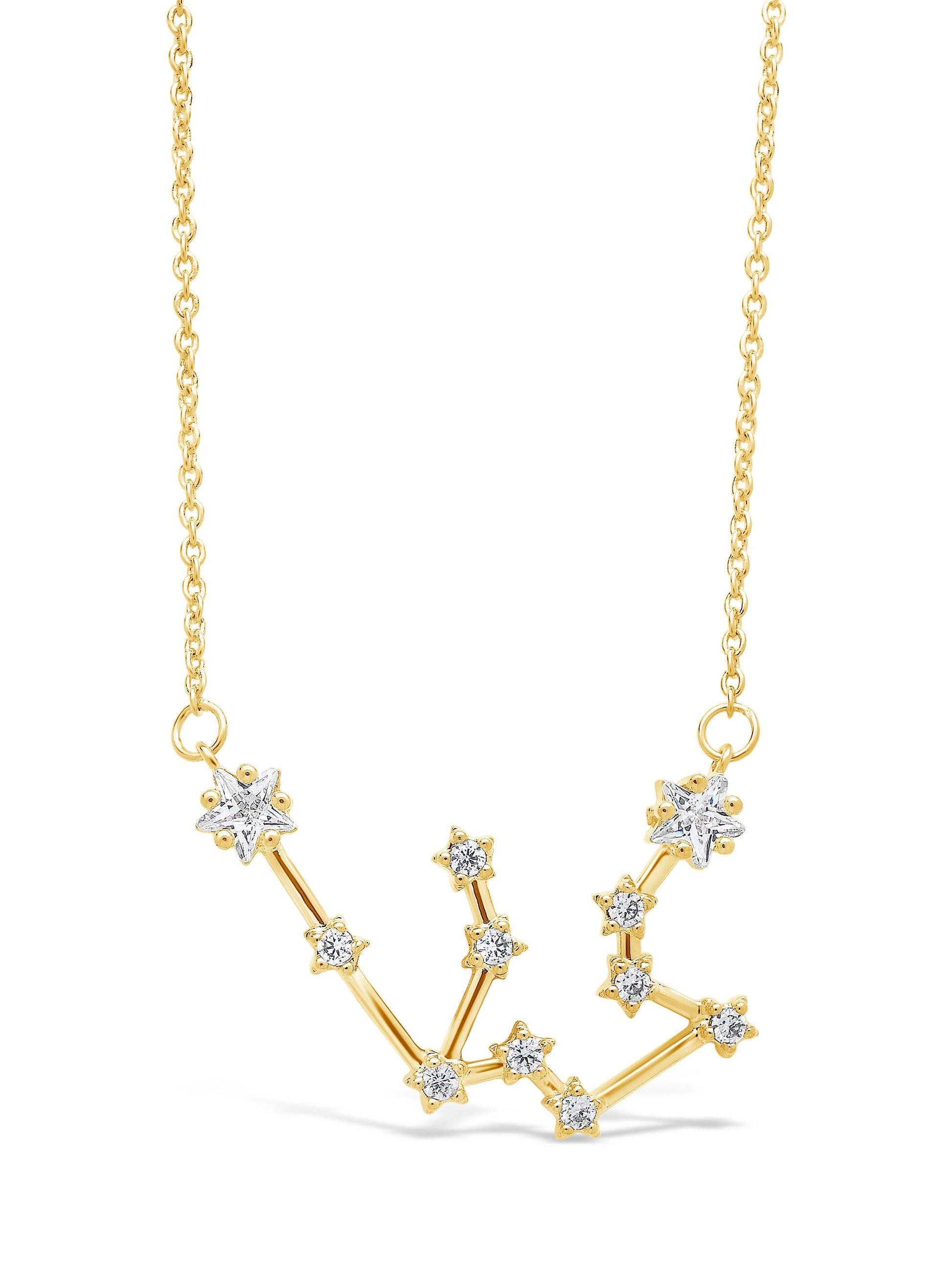 Constellation Statement Necklace Necklace Sterling Forever Gold Aquarius (Jan 20 - Feb 18) 