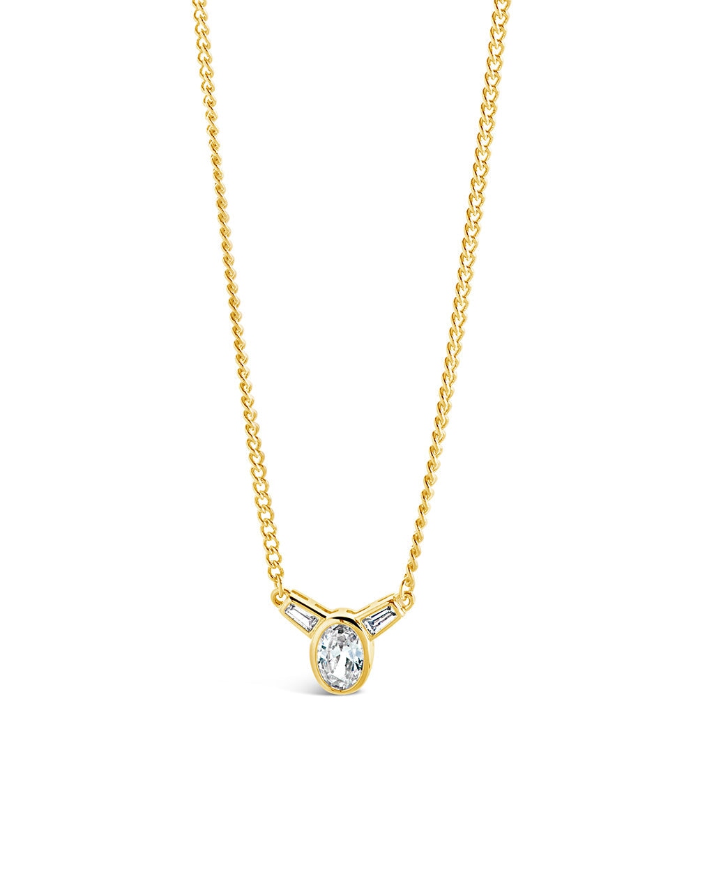 Estelle CZ Pendant Necklace – Sterling Forever