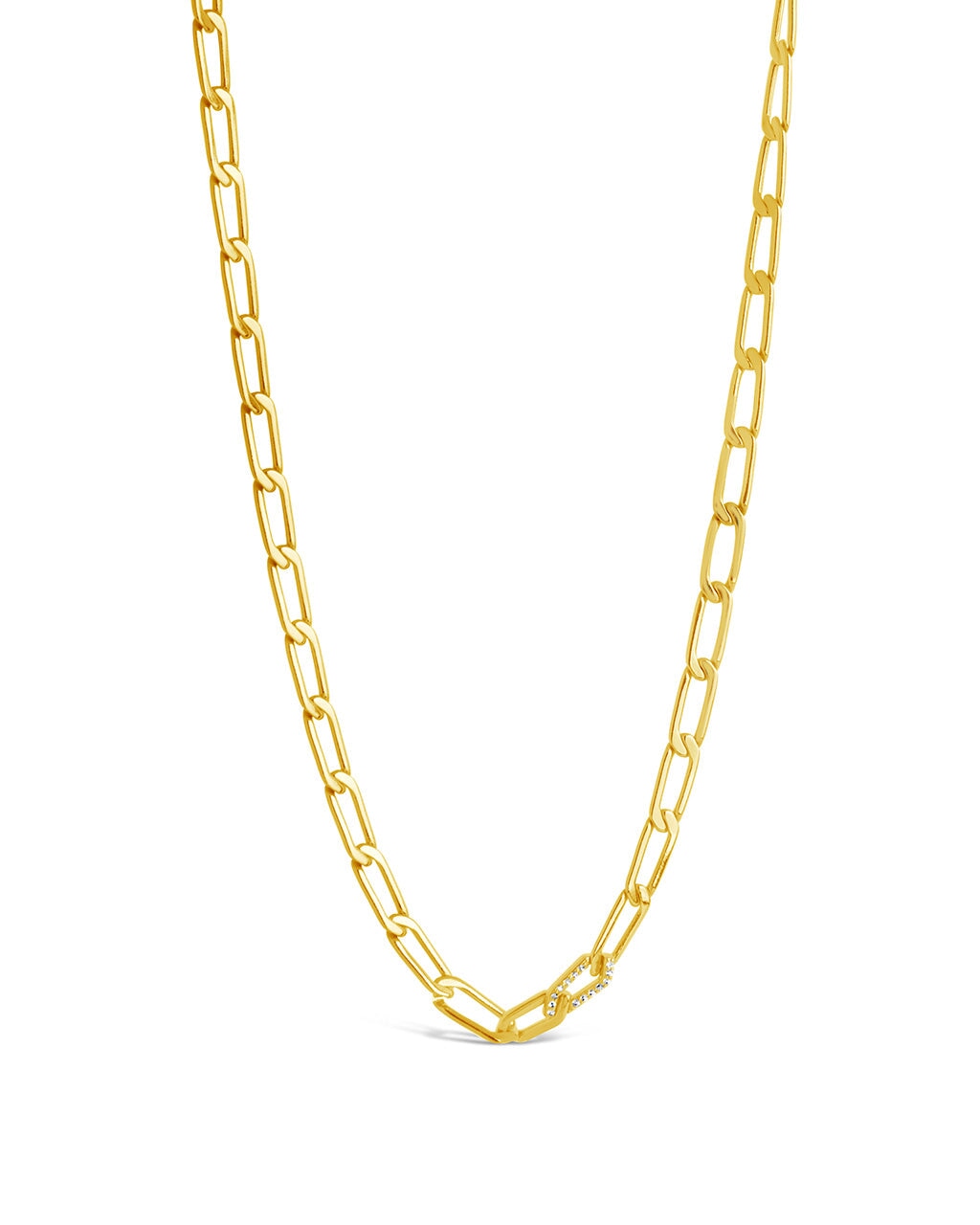 Kinslee CZ Chain Link Necklace – Sterling Forever