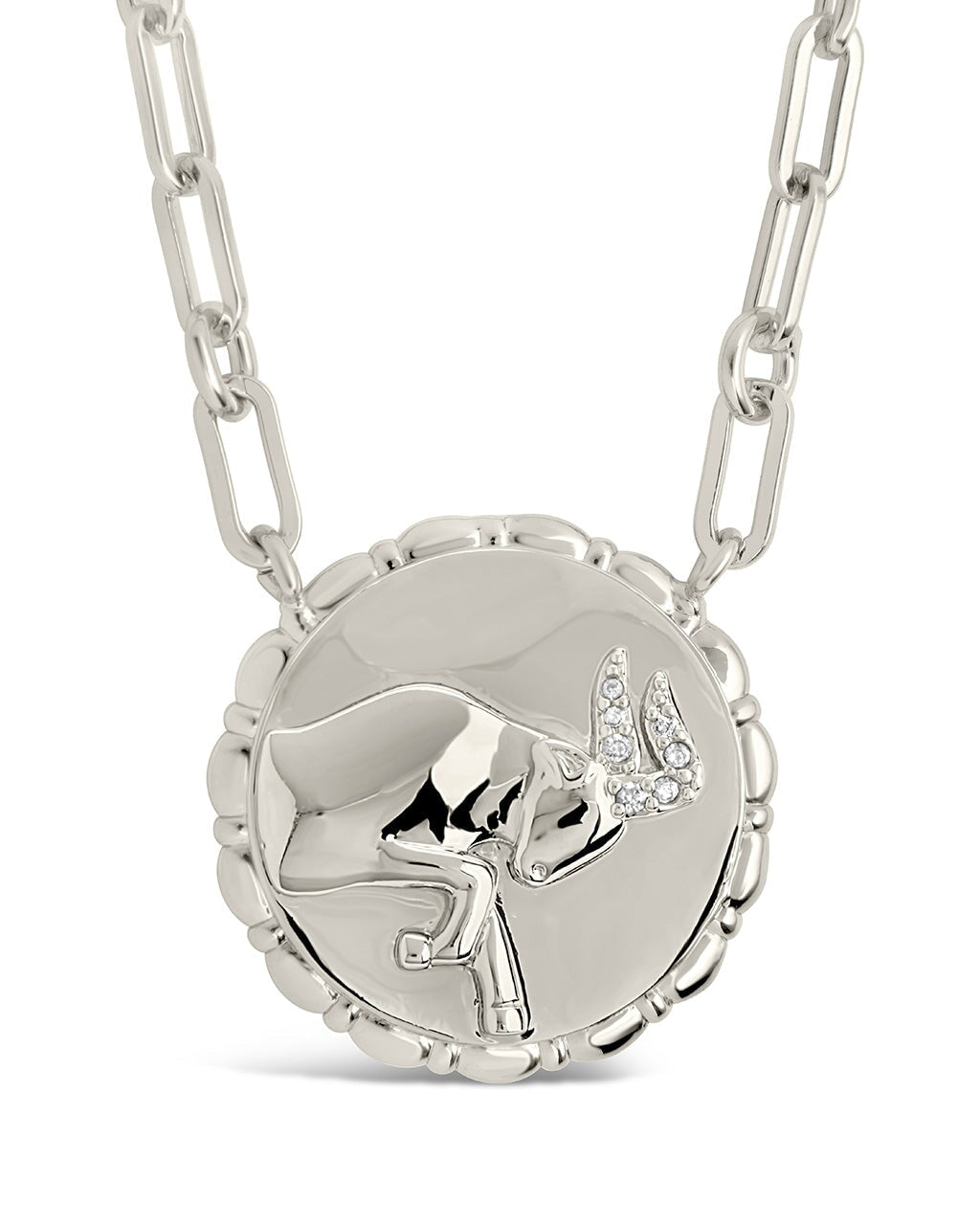 Rachel Jackson Silver Zodiac Art Coin Necklace - Silverado Jewellery -  Jewellery