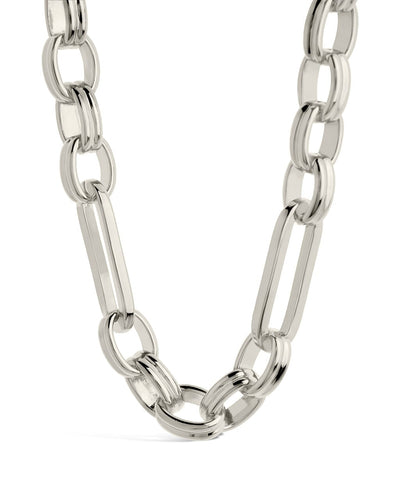 Double Link Oval Chain Necklace Necklace Sterling Forever 