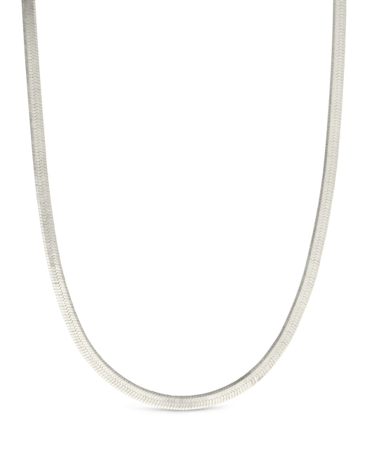 Sterling Silver Dainty Herringbone Chain