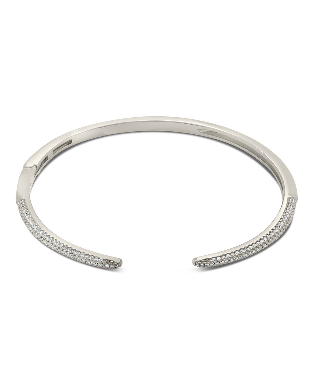 Sterling Silver CZ hotsell Cuff Bracelet