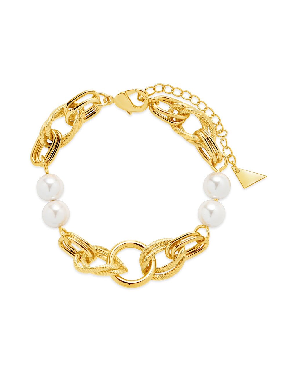 Ivanna Pearl Chain Bracelet – Sterling Forever