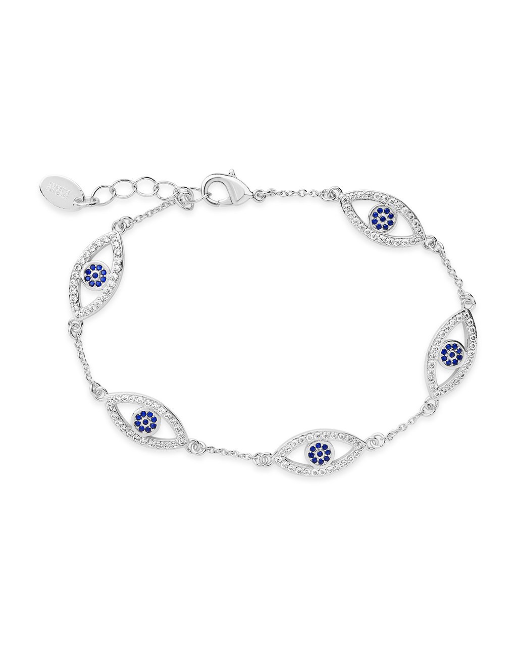 Evil eye bracelet on sale silver