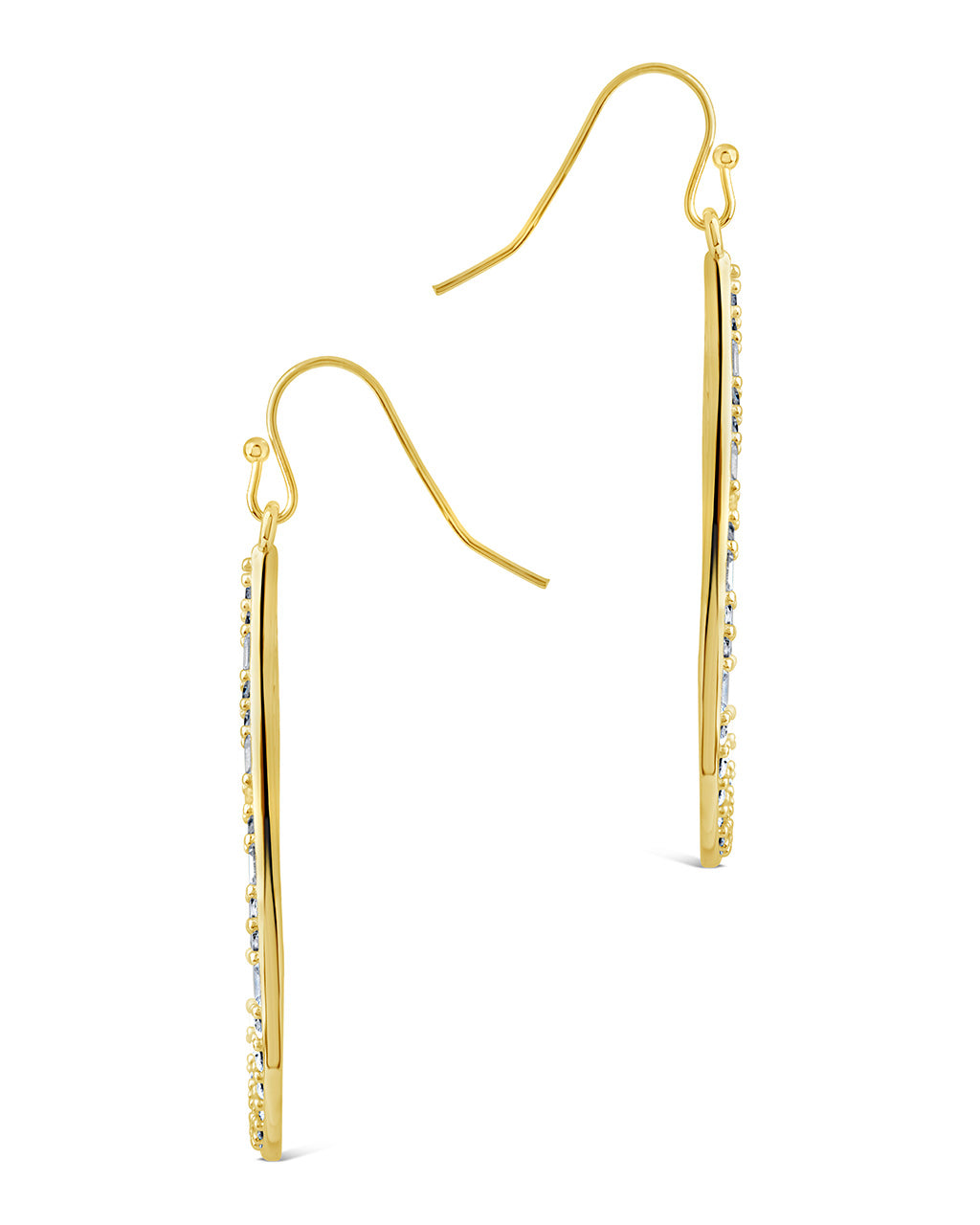 Evangeline Teardrop Hoops Earring Sterling Forever 