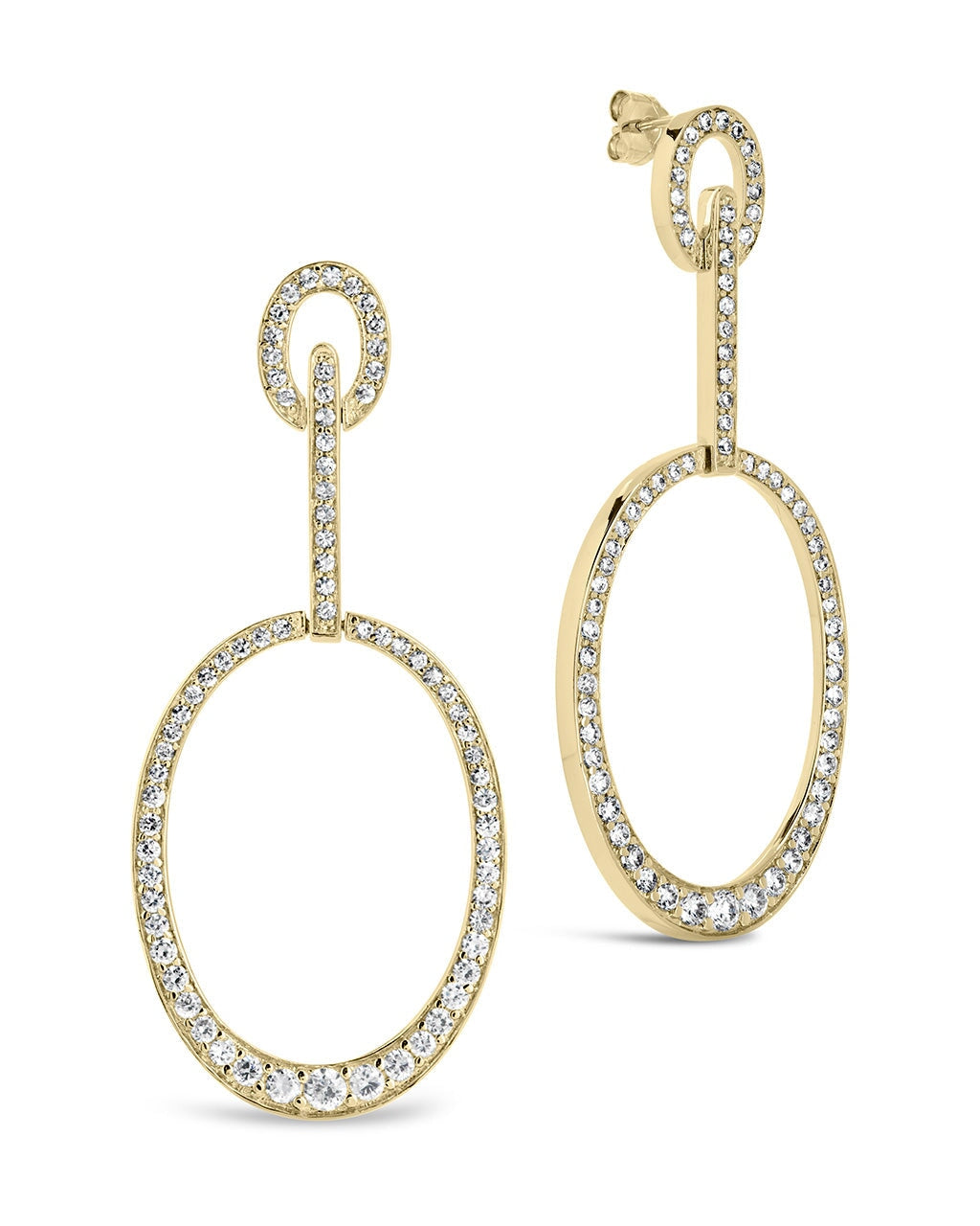 Tory CZ Statement Drop Earrings – Sterling Forever