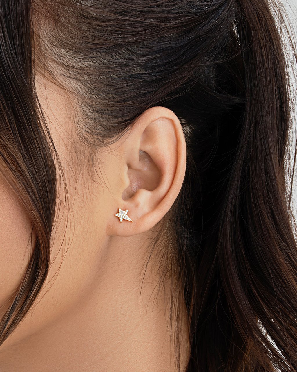 Star ear shop studs