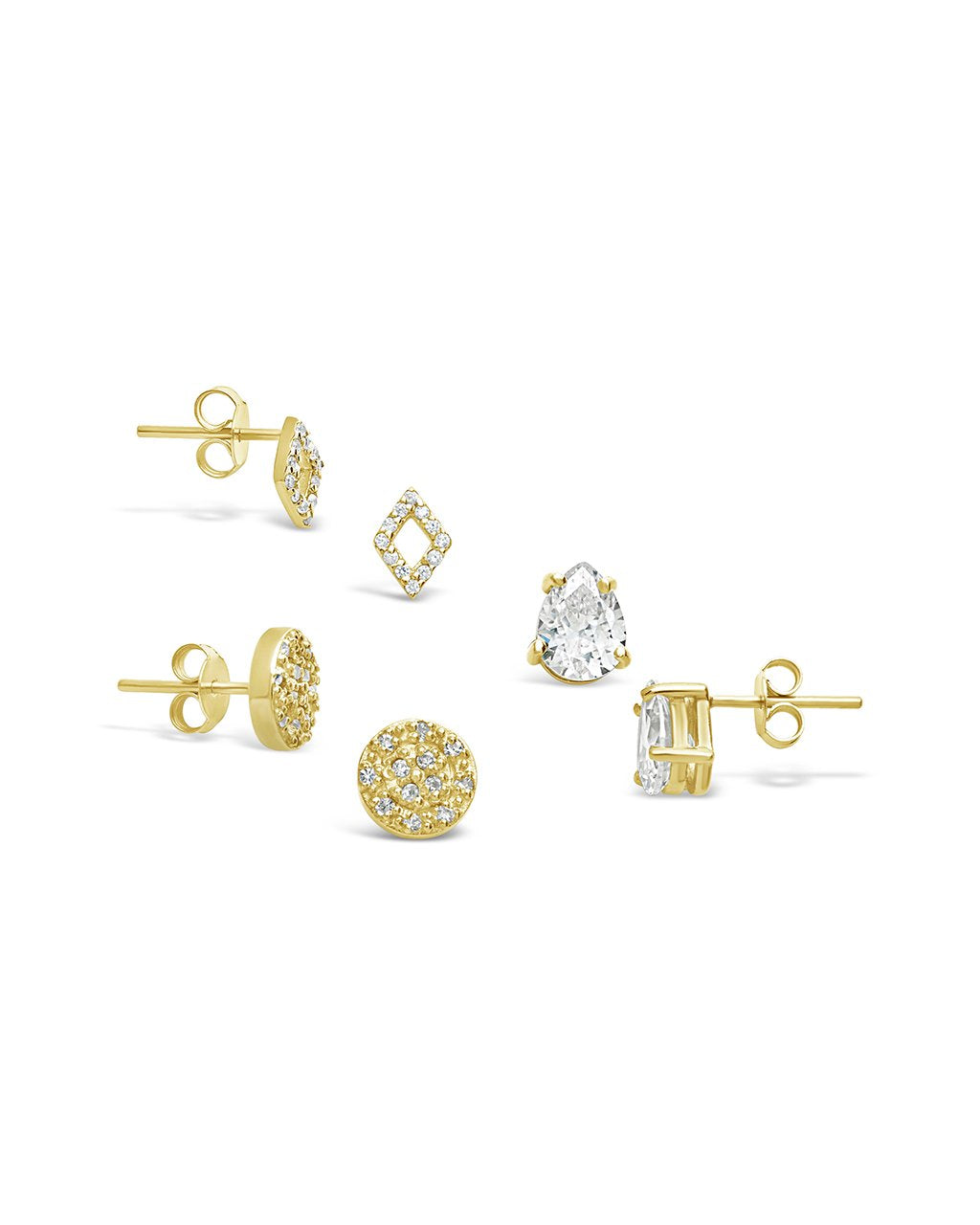 Yellow Chimes Stud Earrings for Women Combo of 12 Pairs Silver Studs –  YellowChimes