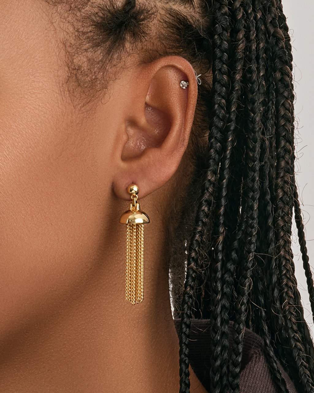 Ysl mini hot sale tassel earrings