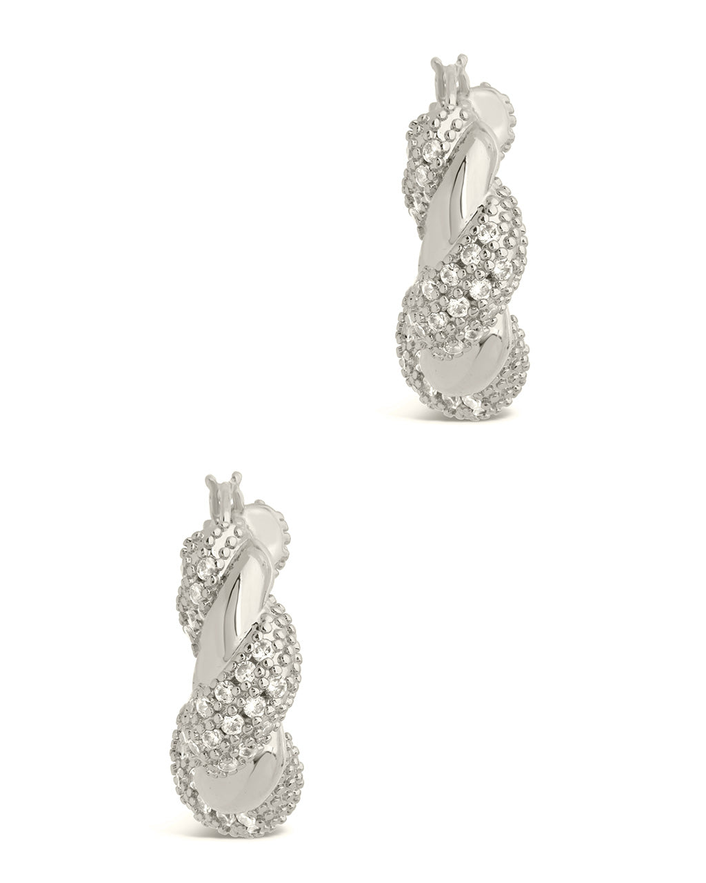 SuperJeweler 1/4 Carat Diamond Swirl Hoop Earrings, 1/2 Inch, Hidden Snap  Backs for Women - Walmart.com