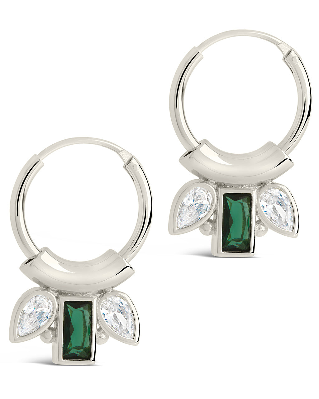 Helena Hoops Earring Sterling Forever 