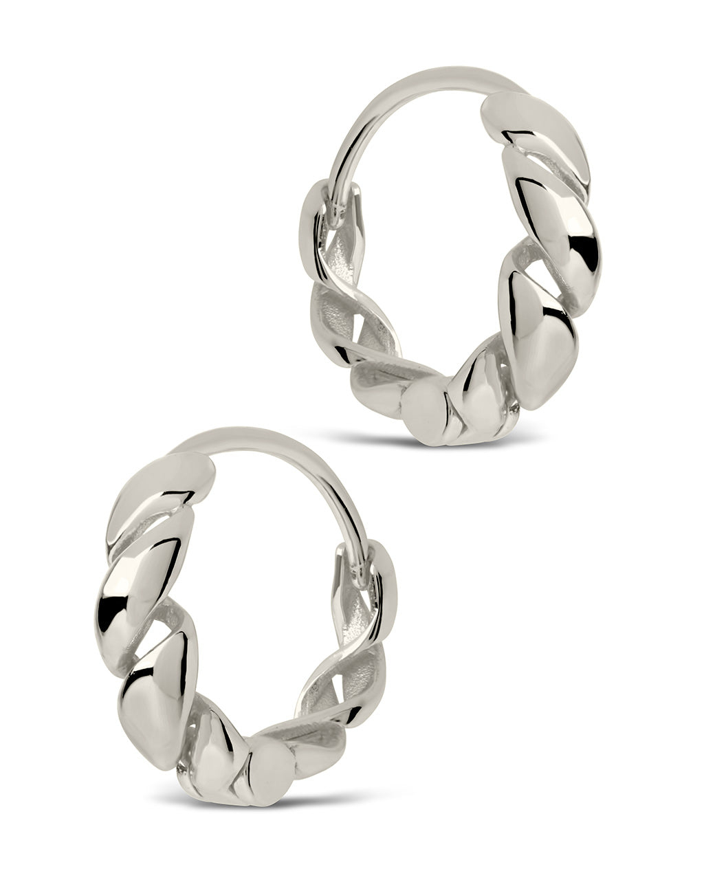 Sterling Silver Catalina Micro Hoops