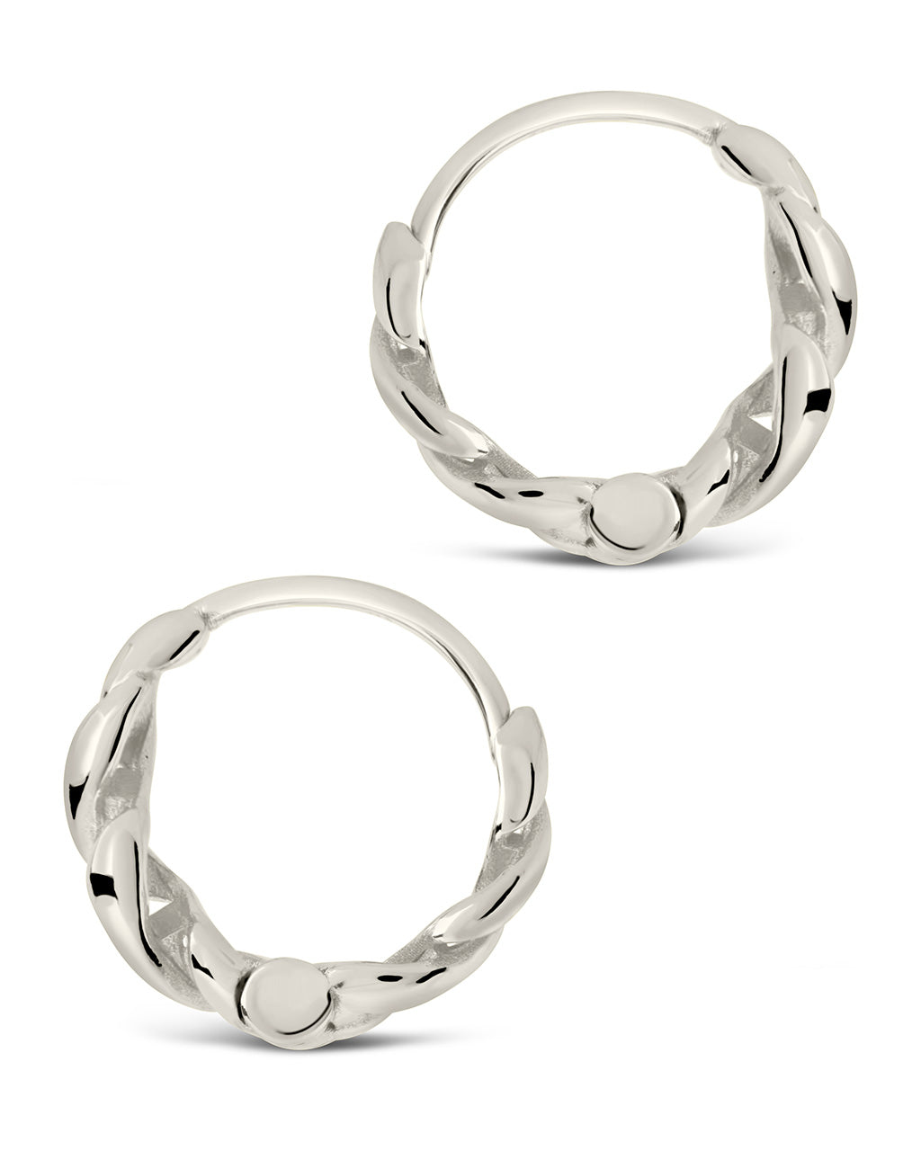 Sterling Silver Catalina Micro Hoops