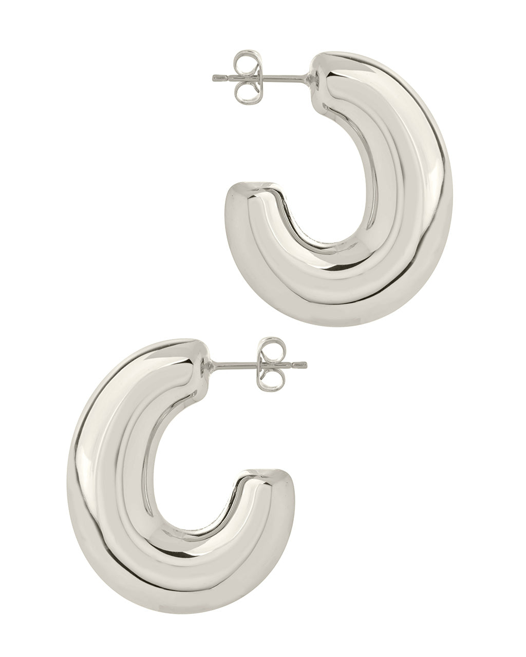 Stainless Steel Hoop Earrings