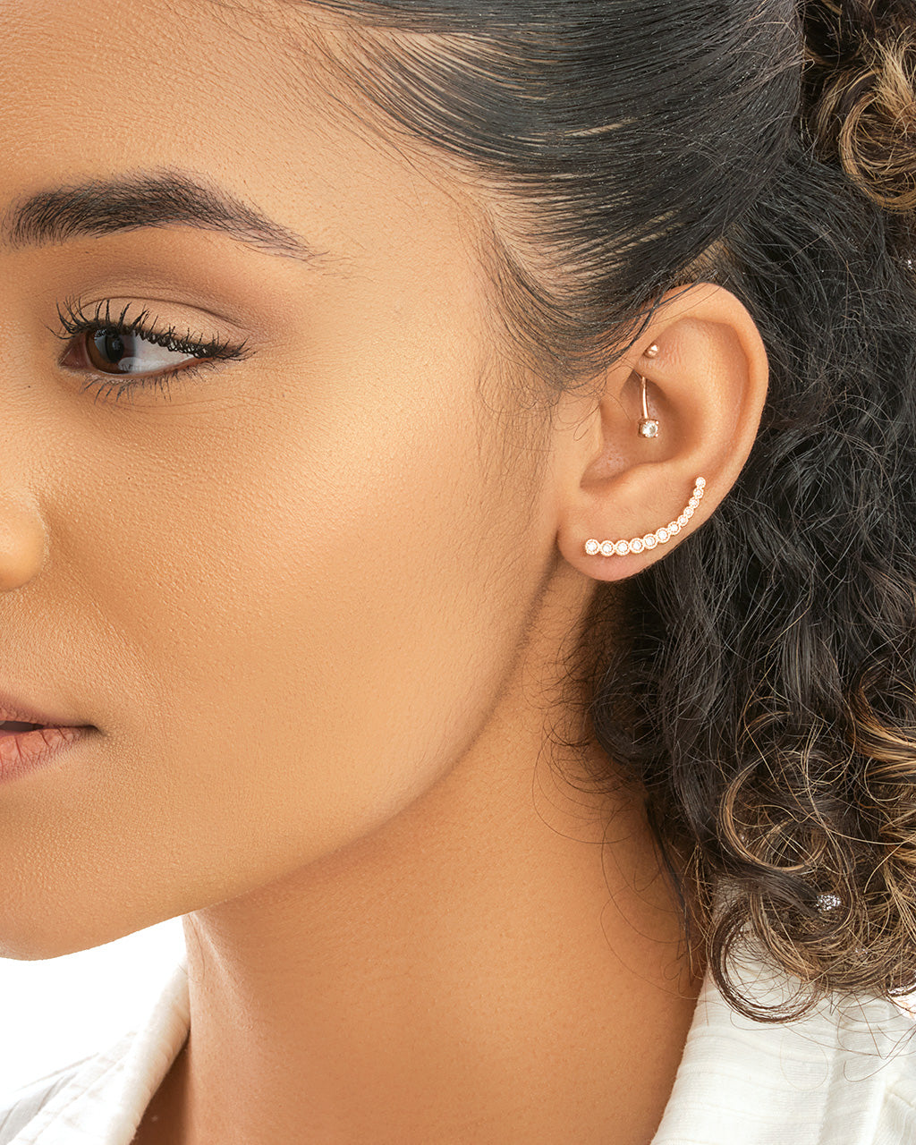 Rose gold sale ear crawler