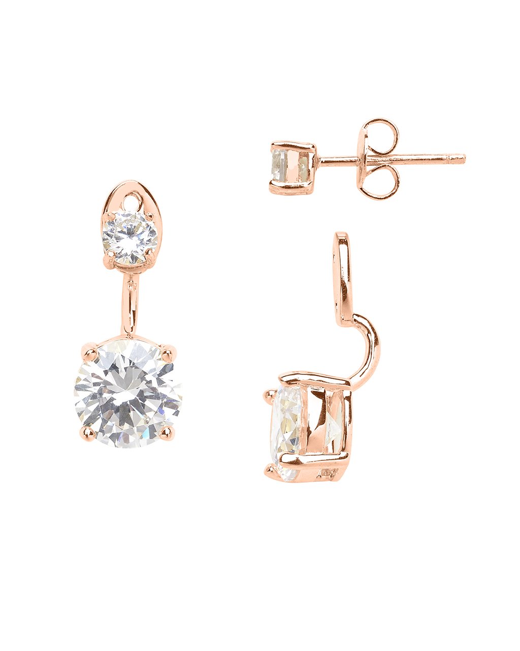 Cz hot sale stud earrings