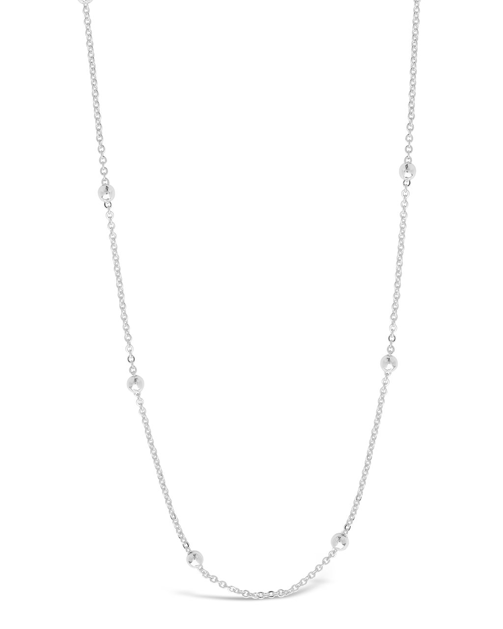 Delicate Beaded Station Face Mask Chain – Sterling Forever