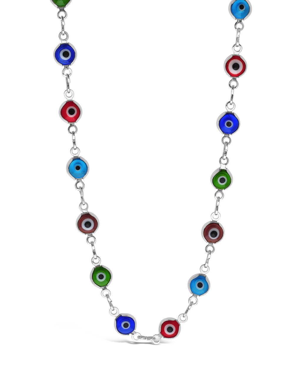 Multicolor evil on sale eye necklace