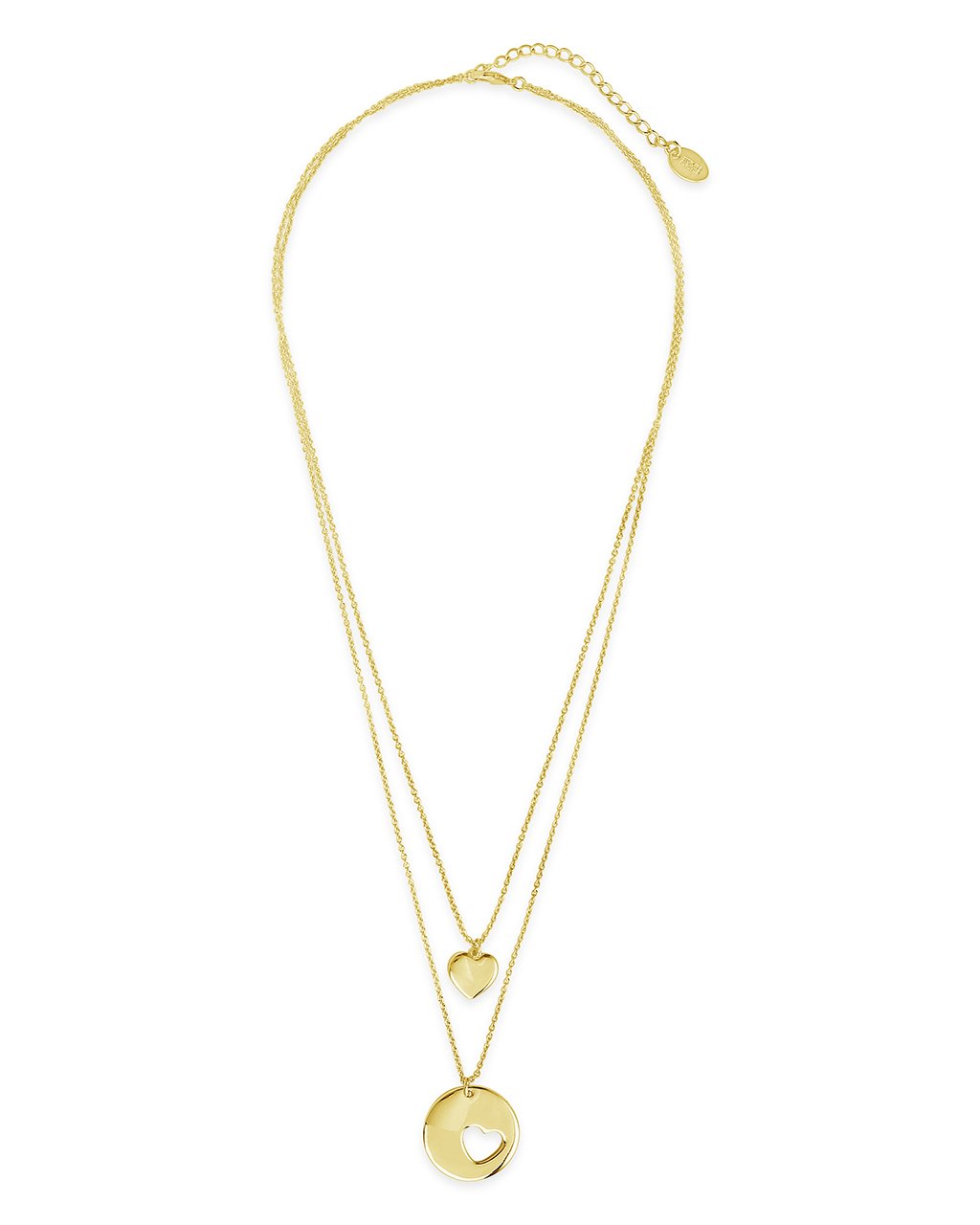 Skyler V-Shaped Double Chain Layering Necklace