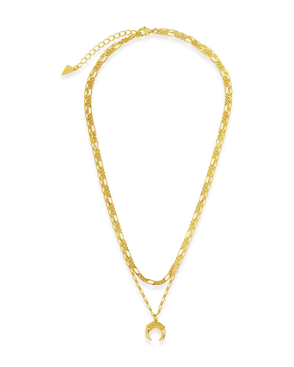 Gold Horn Necklace – Kristie Co