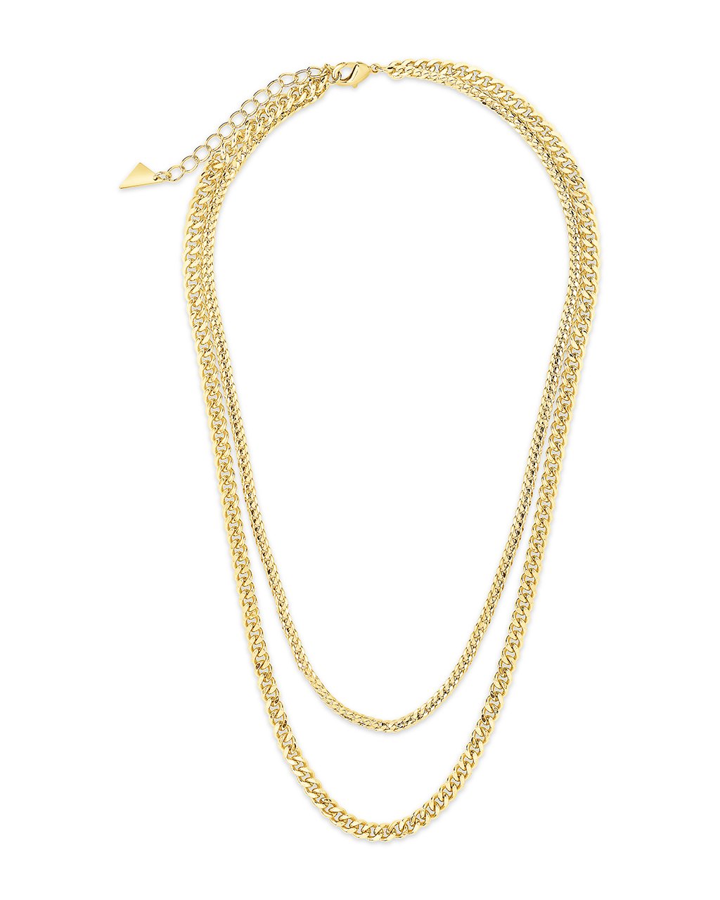 Everyday Layered Curb Chain Necklace – Sterling Forever