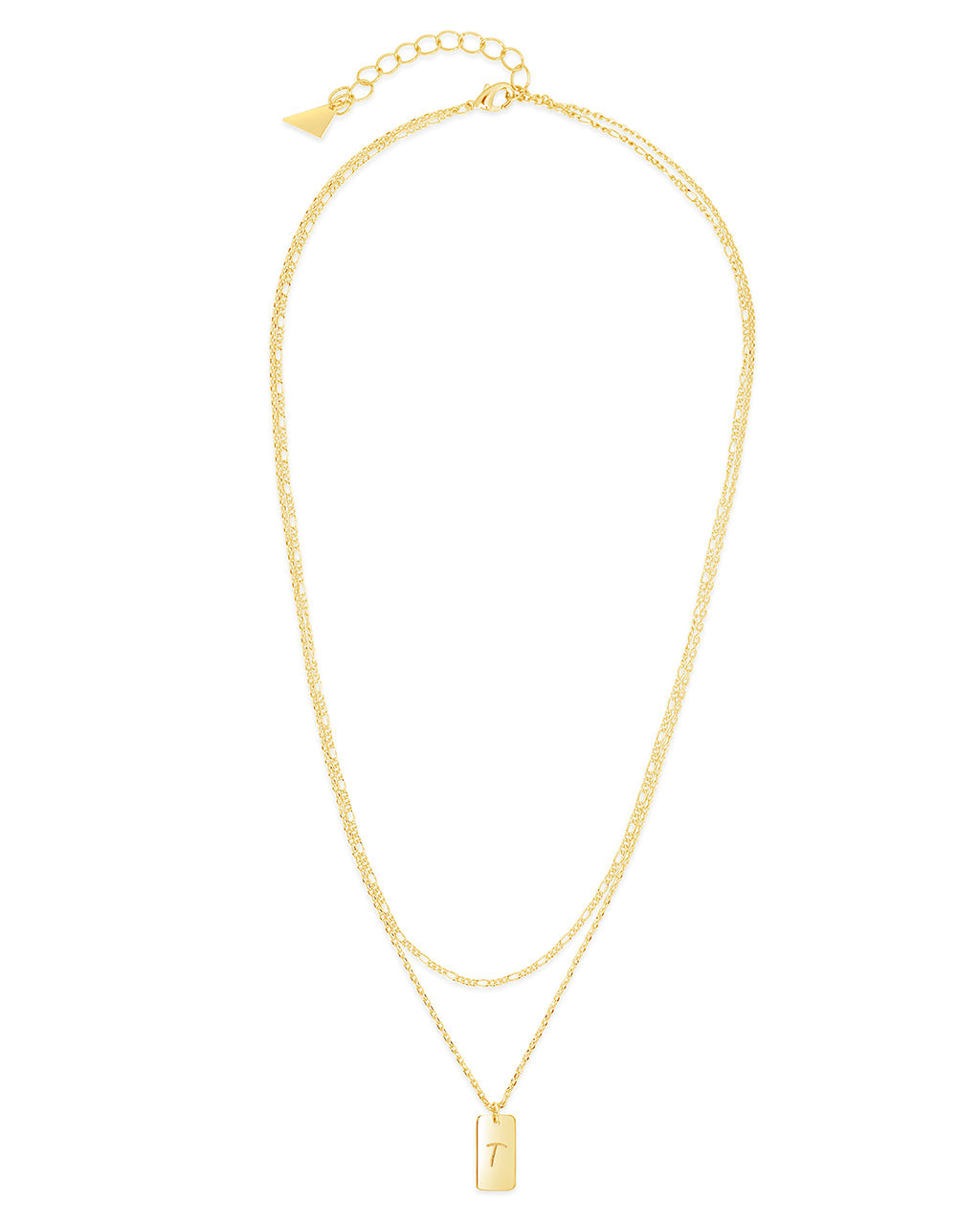 Shop Sydney Evan 14k Pure Gold Large Initial Necklace