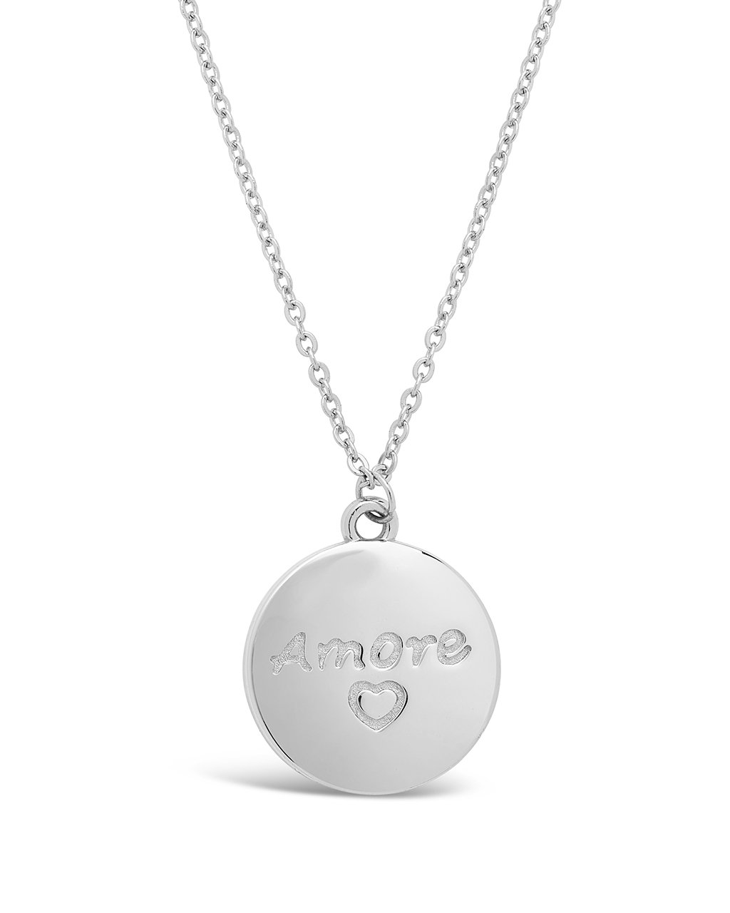 Sterling Silver Amore Pendant Necklace – Sterling Forever