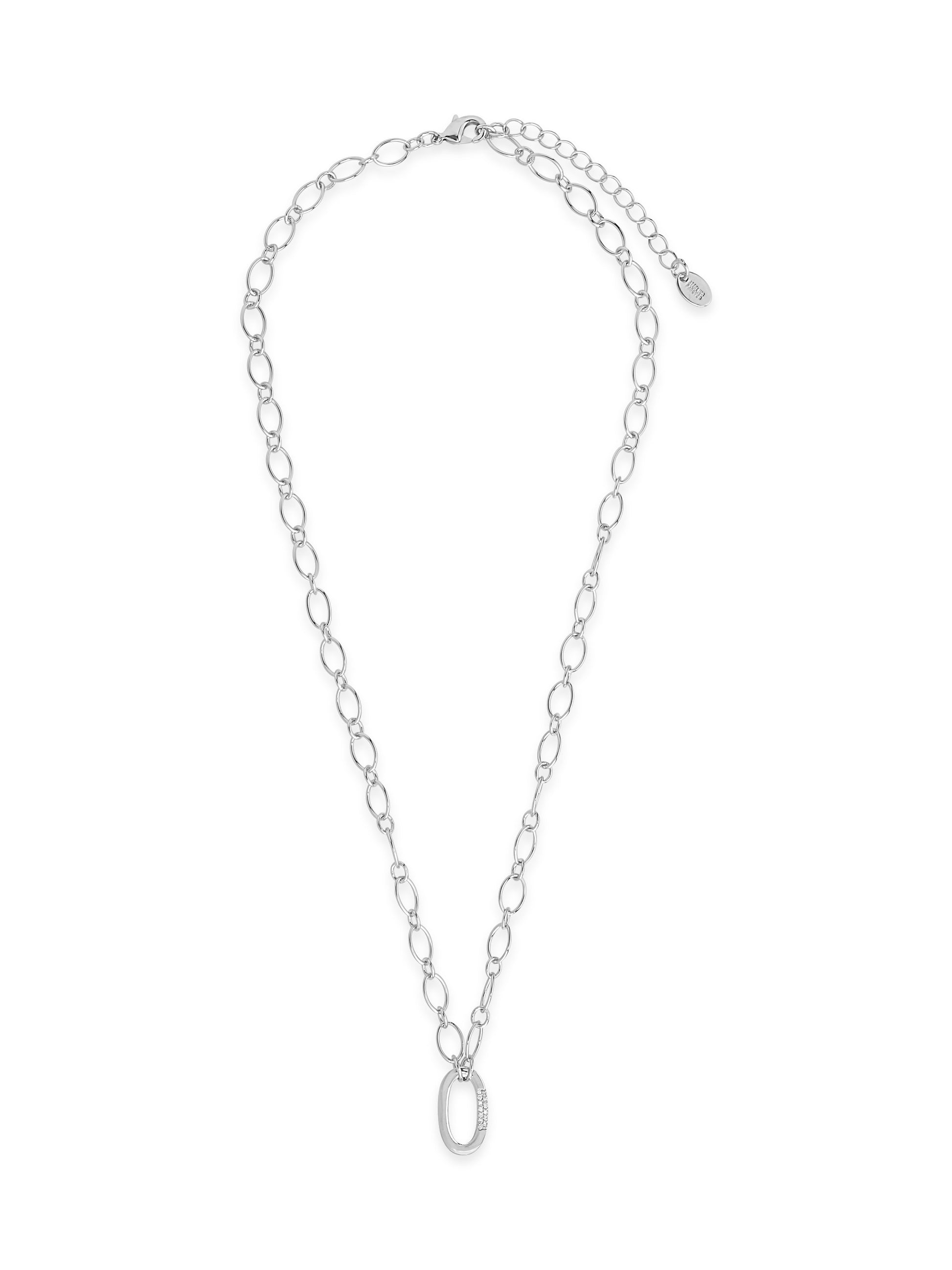 Illusion Lock Pendant Necklace – Sterling Forever