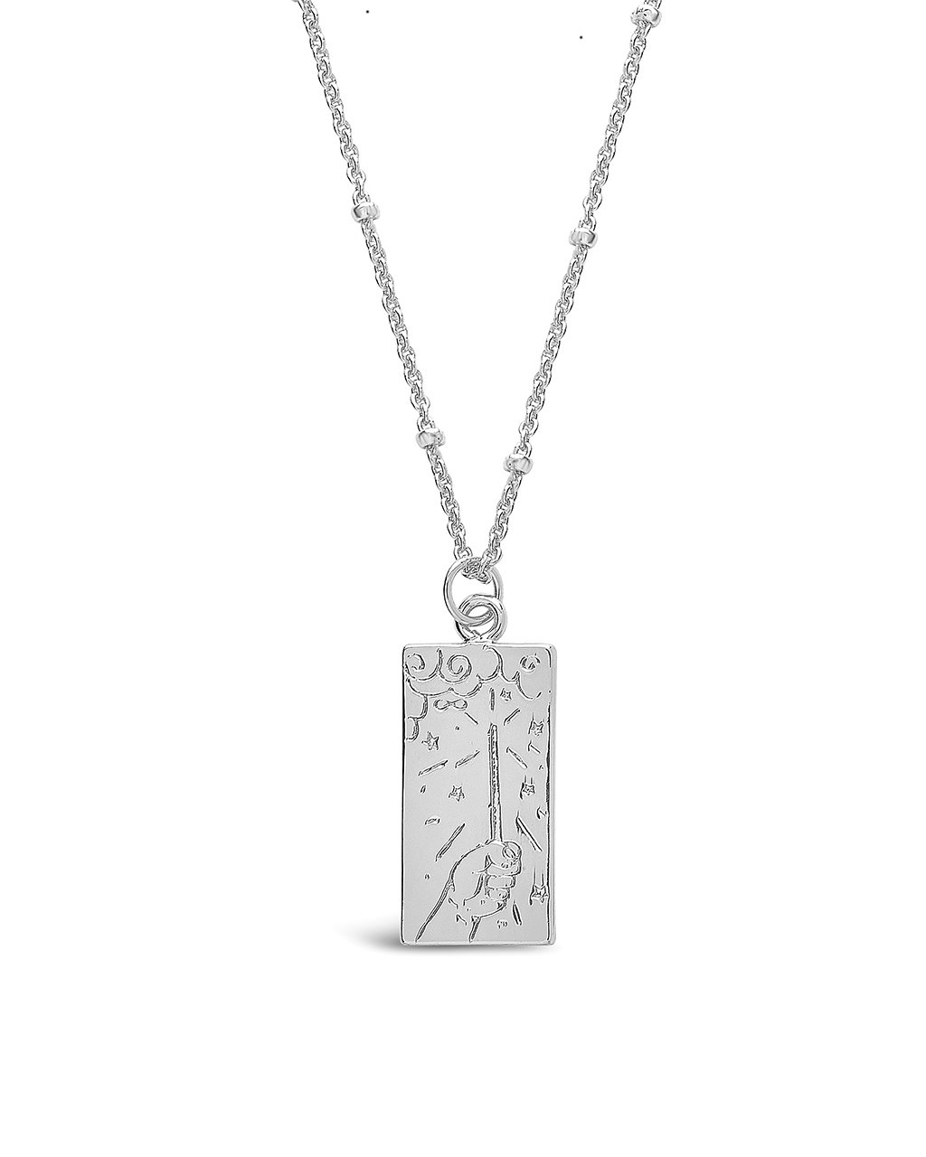 The Magician Tarot Card Necklace - Sterling Forever