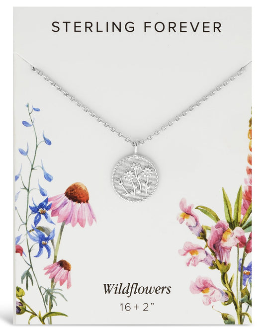  Necklaces Cherry Blossom Necklace Wild Silver Necklace