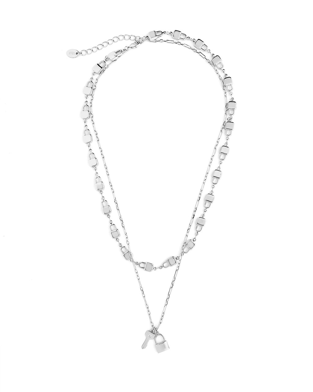 Lock & Key Layer Necklace