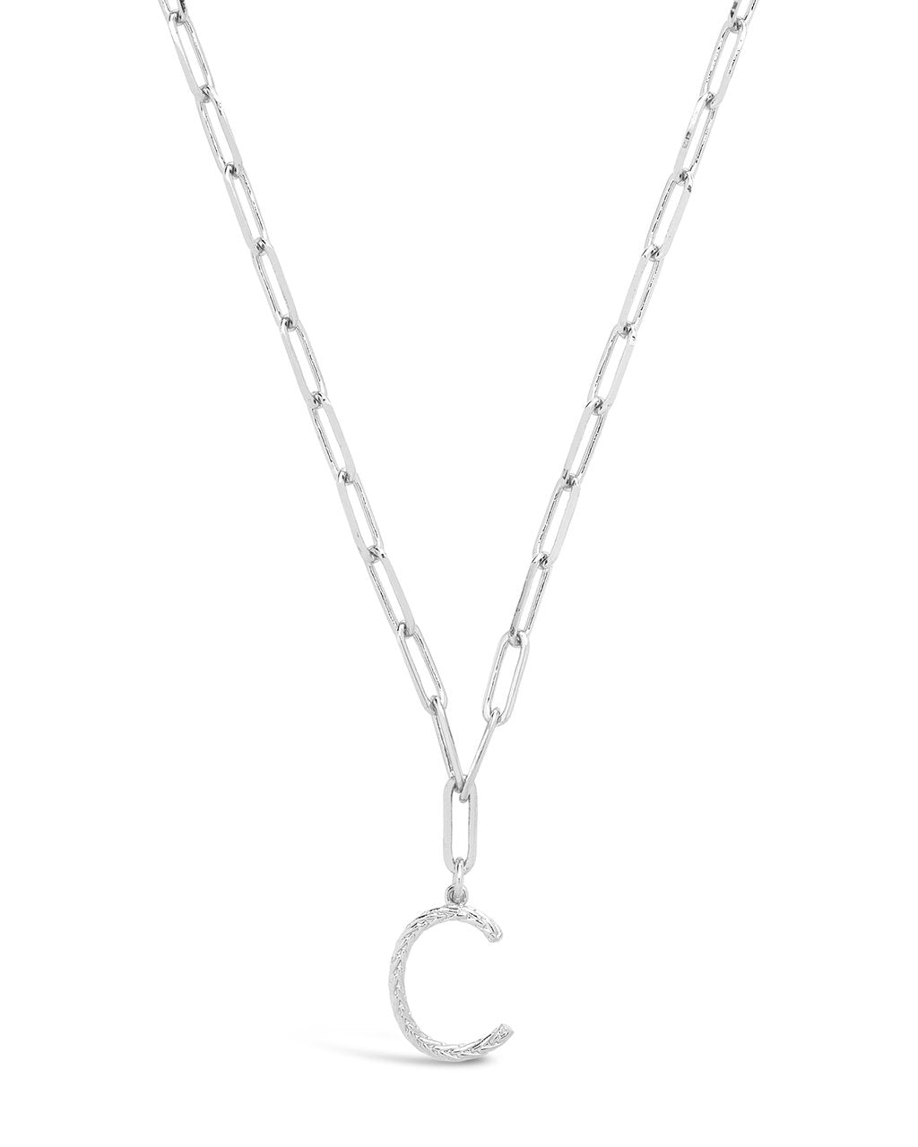 Personalized Braided Initial Pendant Necklace – Sterling Forever