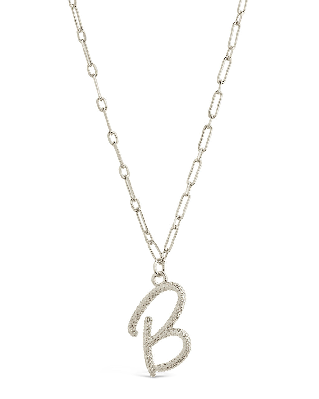 Personalized Braided Initial Pendant Necklace – Sterling Forever