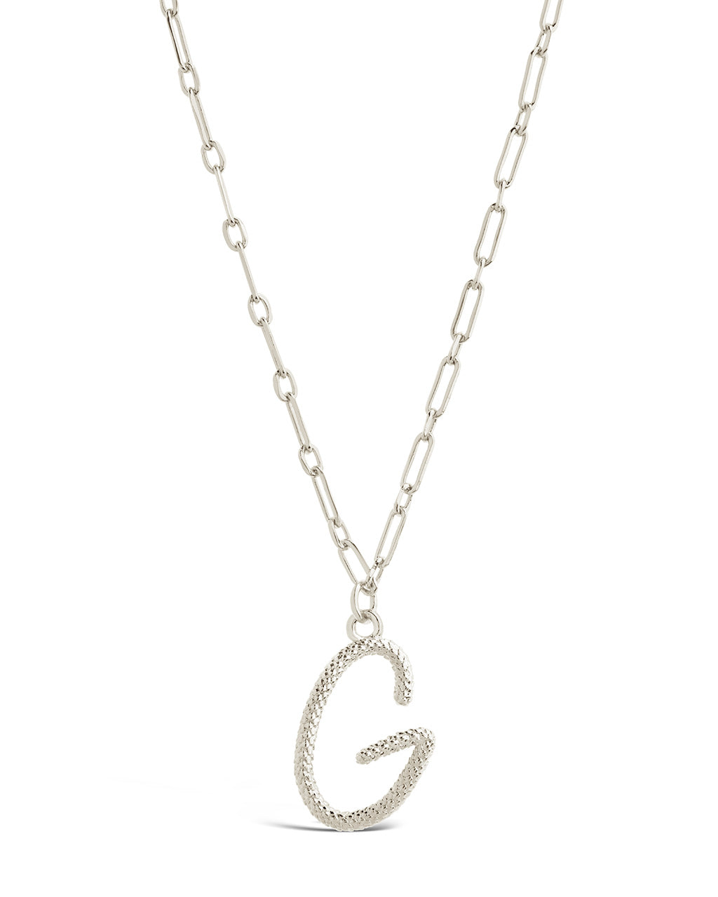 Personalized Braided Initial Pendant Necklace – Sterling Forever