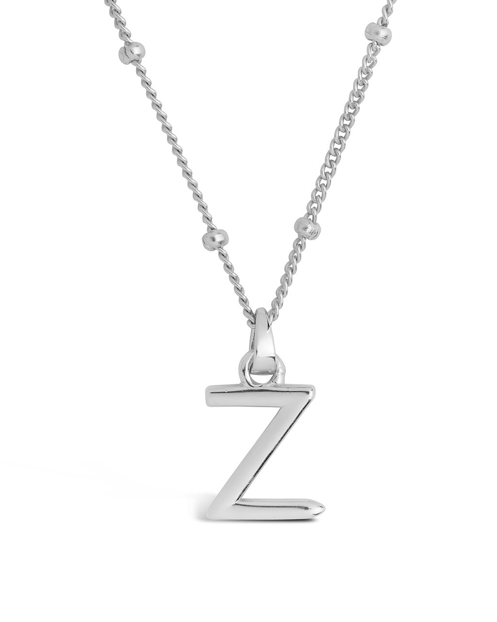 Initial Z Sterling Silver Bracelet