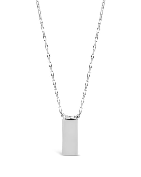 Sterling Silver Mini Tag Necklace – Sterling Forever